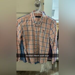 Southern Marsh Button Down Youth Large